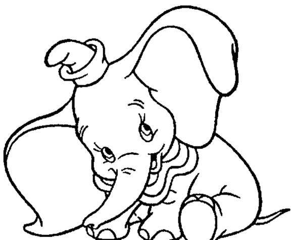 Dumbo Sketch Printable Free Printables dumbo-sketch-printable-free-printables